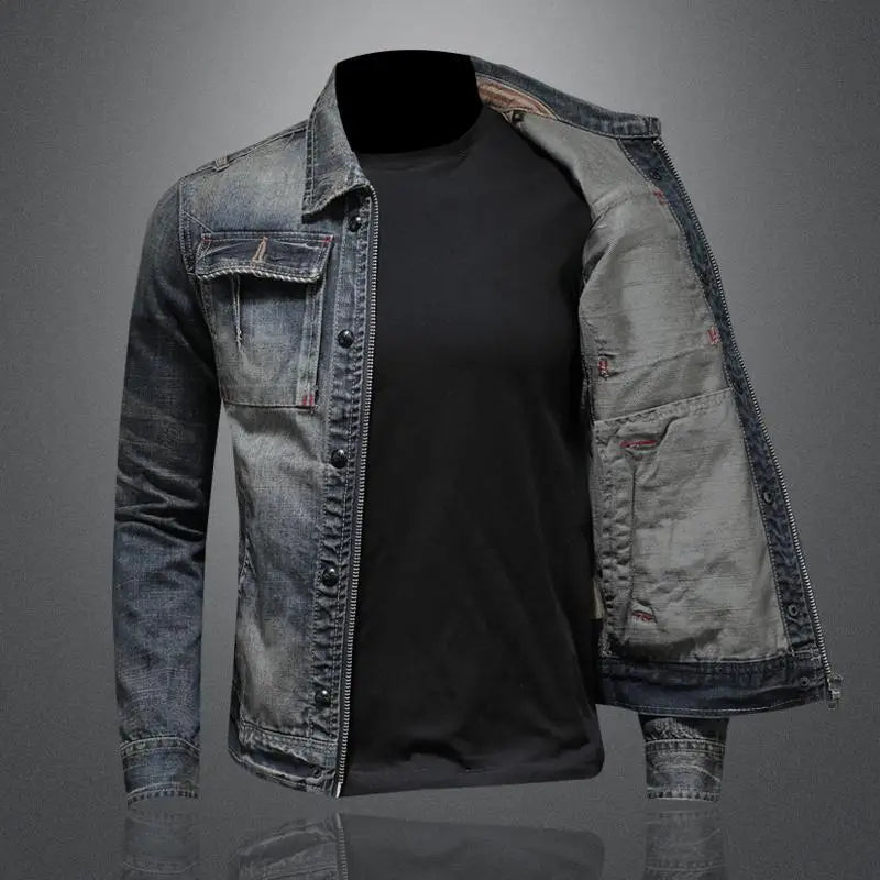 Carl™ - Retro džinsu jaka
