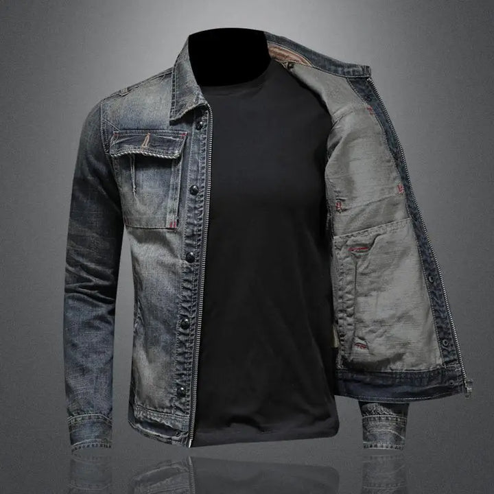 Carl™ - Retro džinsu jaka