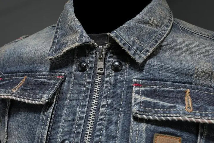 Carl™ - Retro džinsu jaka