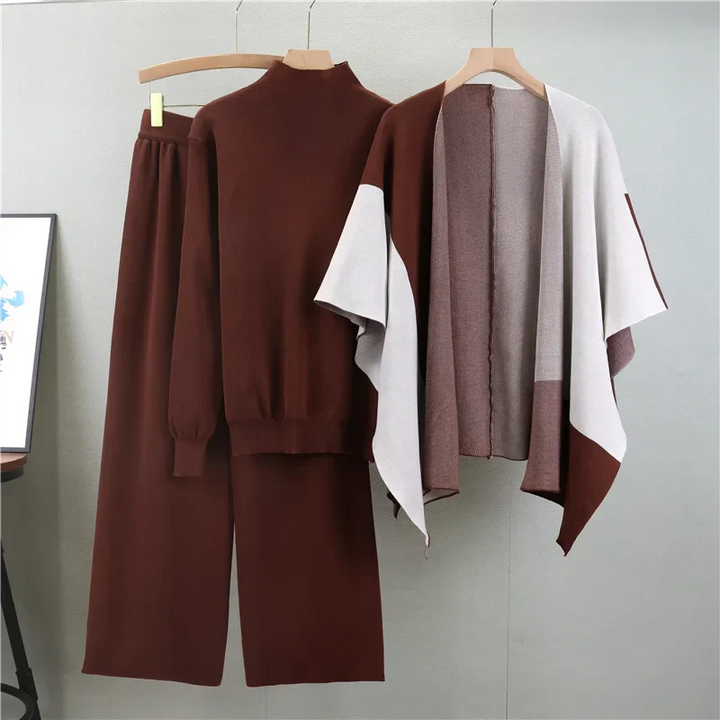 Nora – Elegants 3-daļīgs adījumu komplekts