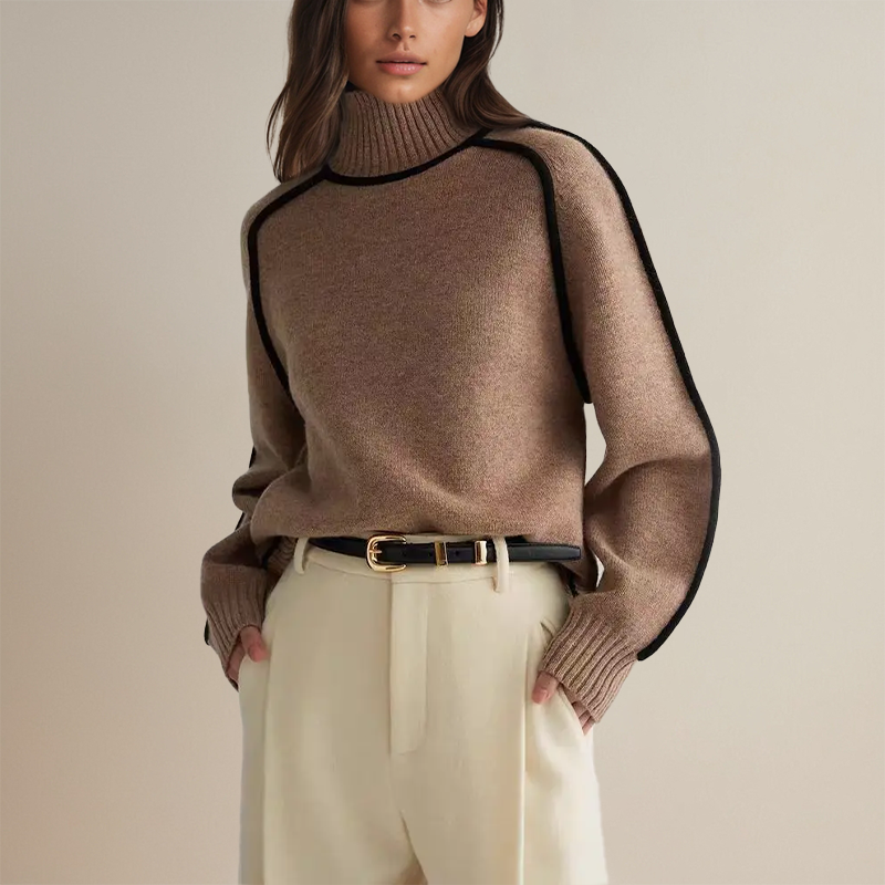 ÉMILIE | Mīksts Kašmira Rollkragenpullover